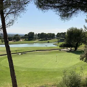 La Perle Du Golf -magnifique Vue Clim Linge Golf 6p Piscine Tennis Appartement Saumane-de-Vaucluse